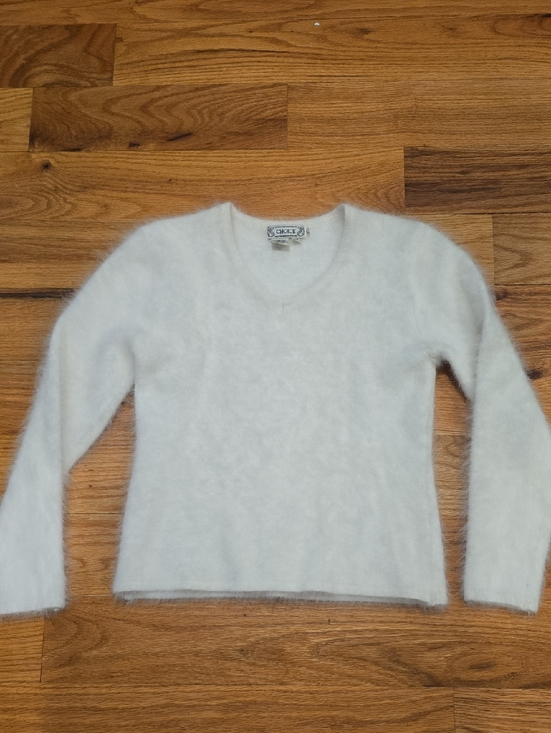 Choice Sweaters - Choice Angora Cream V-Neck Women's Sweater
